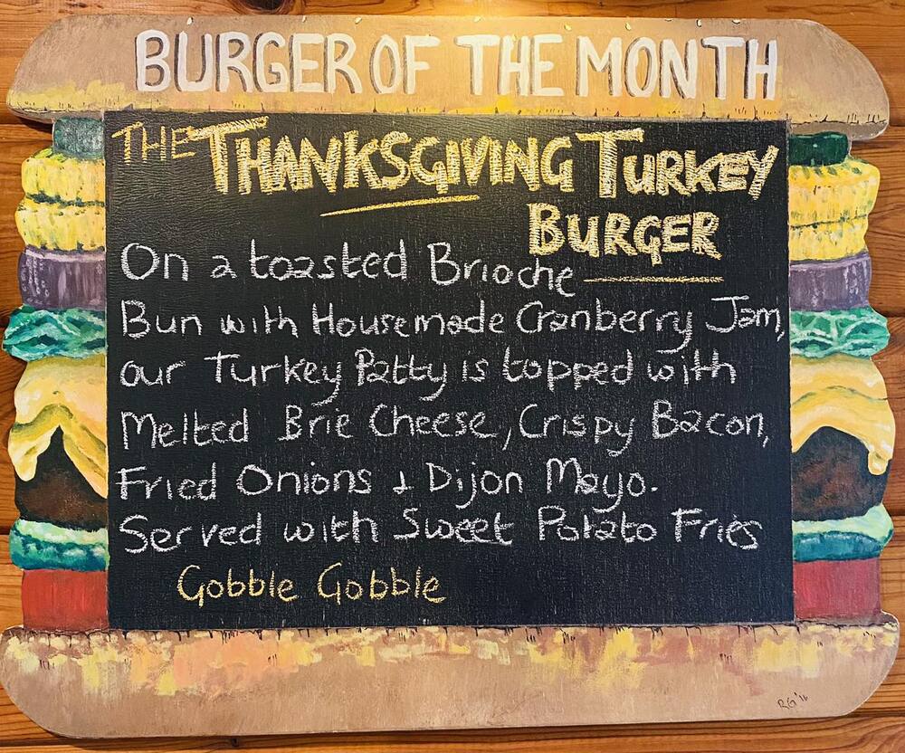 Burger of the month description